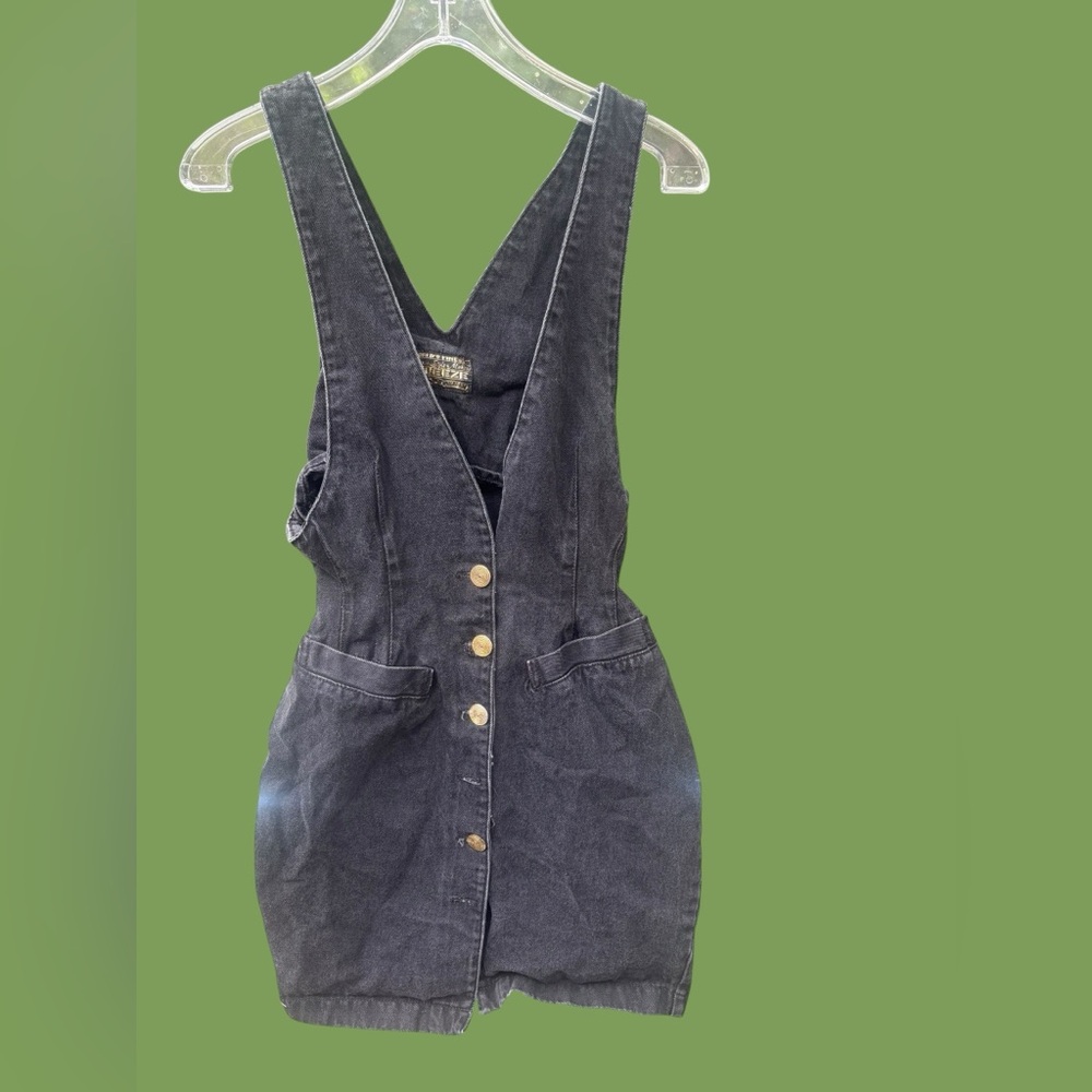 Stylish Black Denim Dress